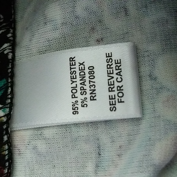 Fishtail Ketchup Skirt Hem Ruffle Women's Size M Abstract Paisley Sportswear - Picture 8 of 9